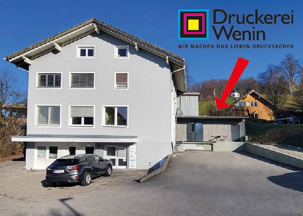 Eingang der Druckerei Wenin